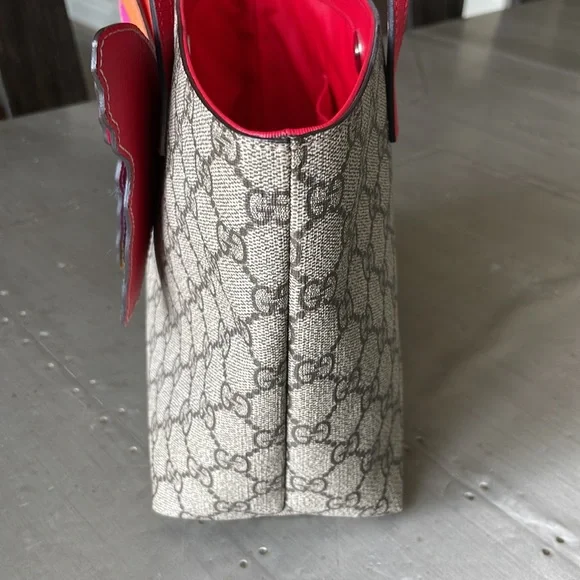 Gucci rainbow butterfly mini tote shopper guccissima logo bag - Picture 4 of 14